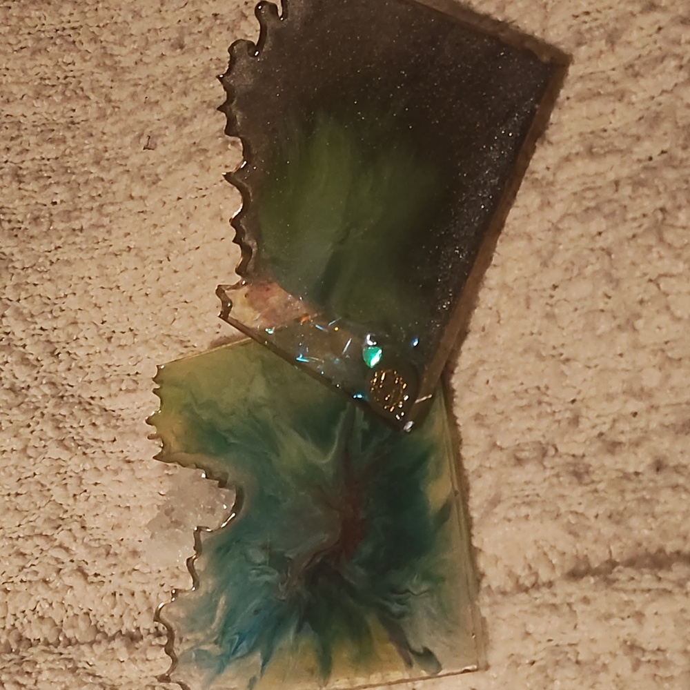 Handcrafted coaster set - Picture 5 of 7
